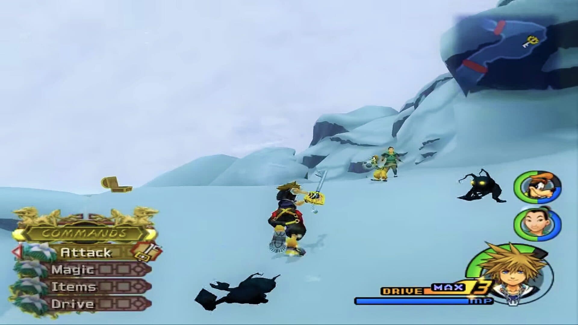 Kingdom Hearts II gameplay screenshot 1