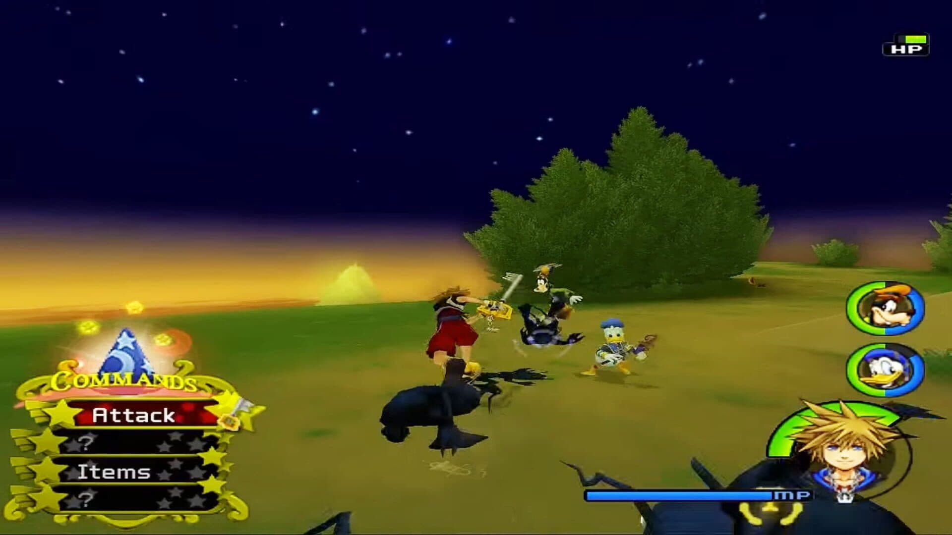 Kingdom Hearts II gameplay screenshot 3