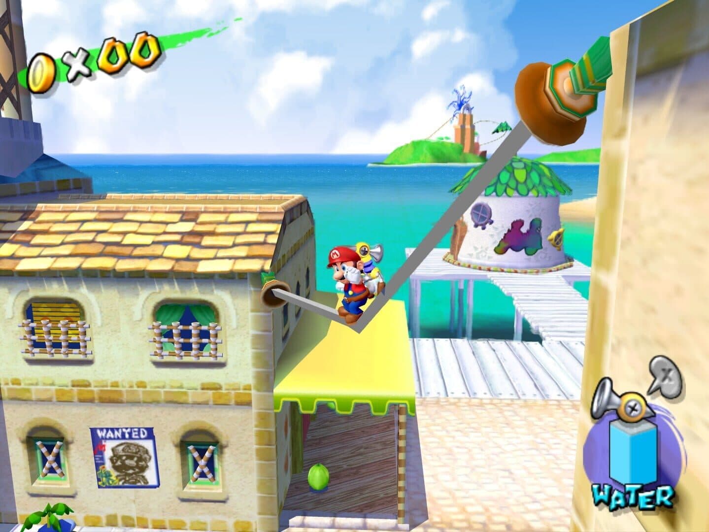 Super Mario Sunshine gameplay screenshot 6