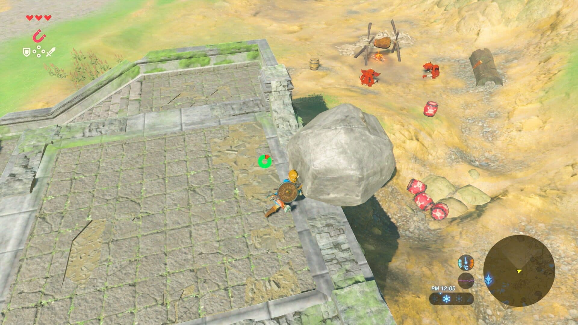 The Legend of Zelda: Breath of the Wild gameplay screenshot 3