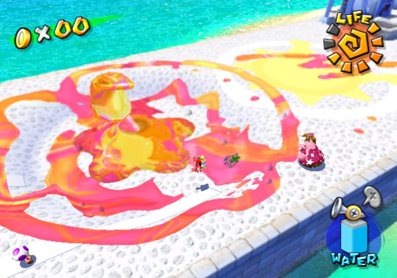 Super Mario Sunshine gameplay screenshot 1